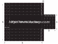 Lumber Tarp 28'X26'with 10'Drop